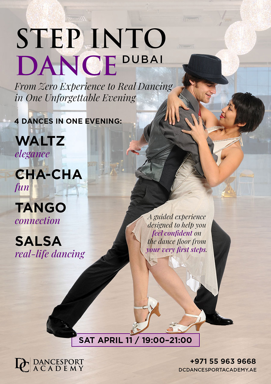 Step Into Dance — Dubai From Zero Experience to Real Dancing In one unforgettable evening